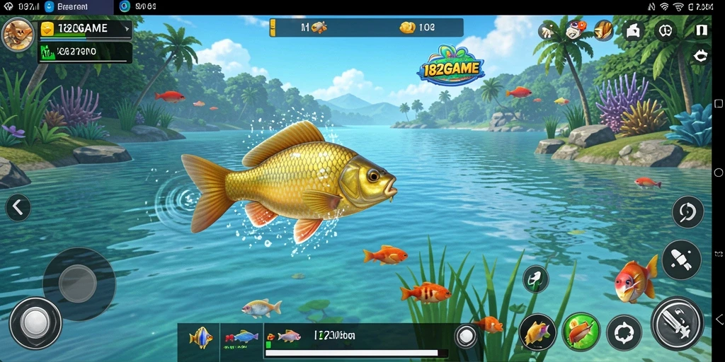 Tangkapan ikan yang luar biasa di dalam gameplay 182GAME.