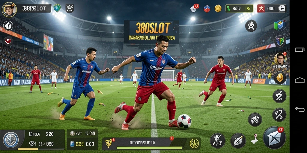 Screenshot gameplay 380SLOT menunjukkan aksi seru di lapangan.