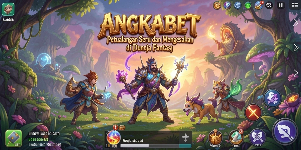 Tangkapan layar gameplay menampilkan petualangan seru di ANGKABET.