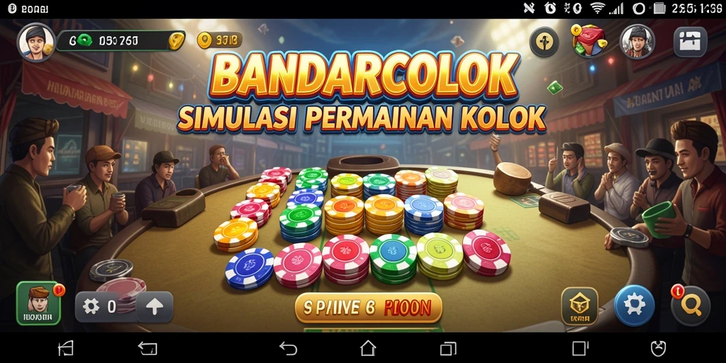 Tampilan gameplay BANDARCOLOK yang menarik dan interaktif.