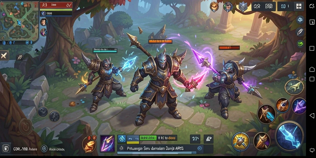 Gameplay seru dengan aksi bertarung yang mendebarkan di CORLA188.