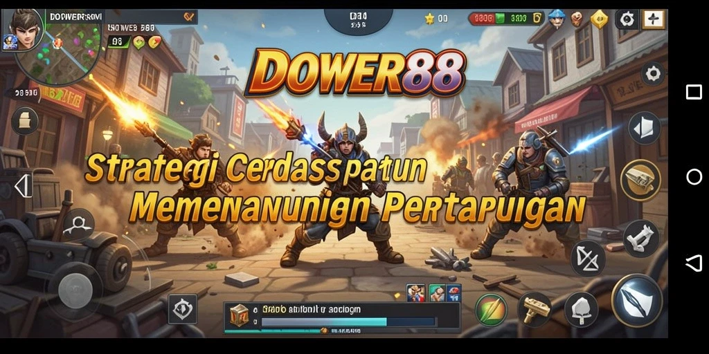 Screenshot utama DOWER88 menampilkan aksi strategis yang mendebarkan.