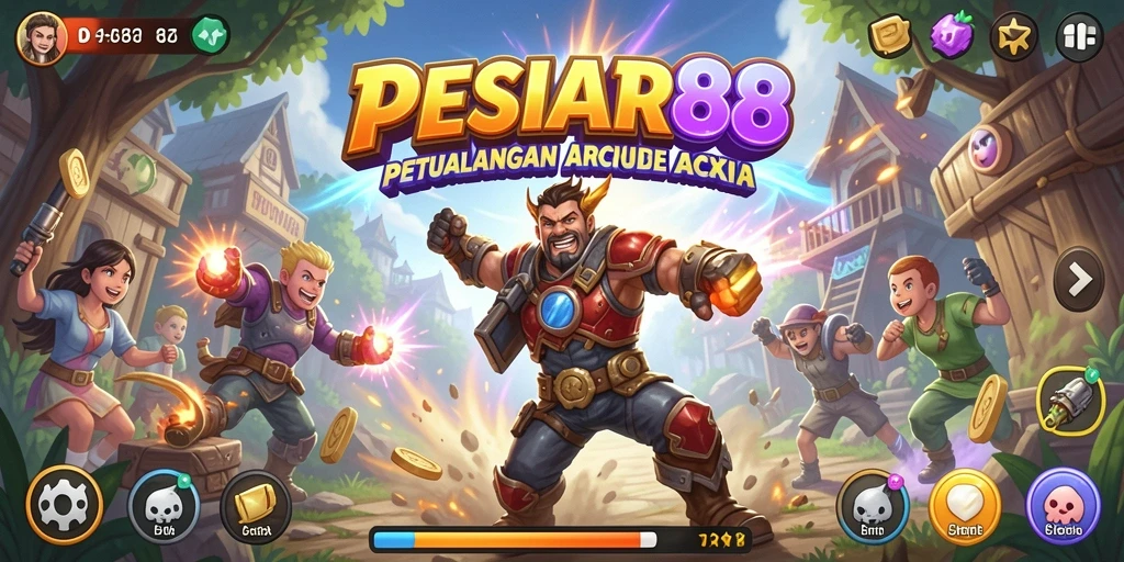 Tampilan gameplay seru dari PESIAR88 dengan aksi yang mendebarkan.