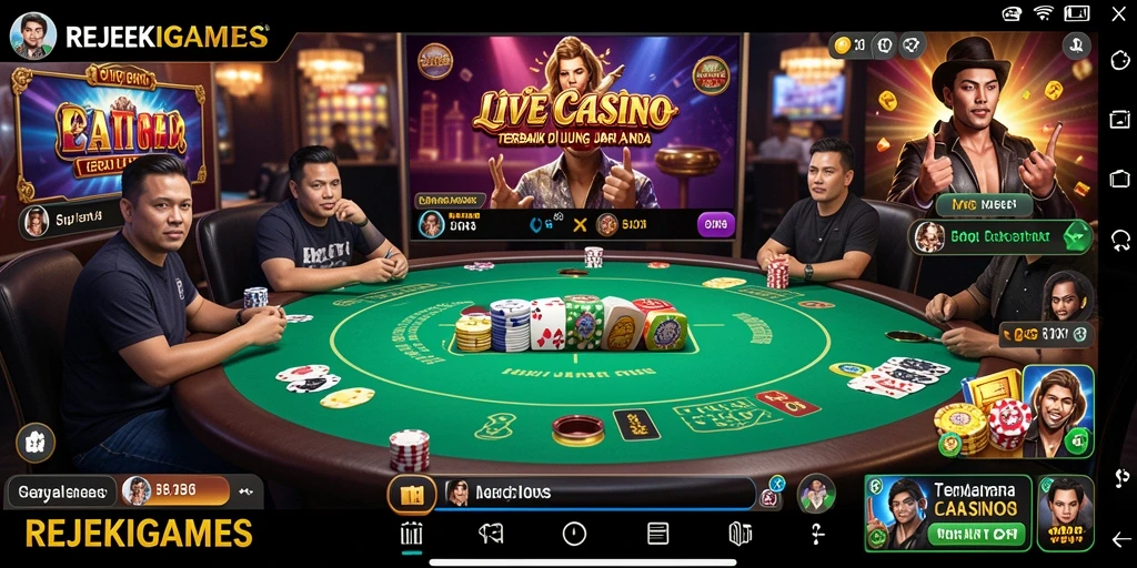 Tampilan gameplay langsung yang mengesankan di REJEKIGAMES.