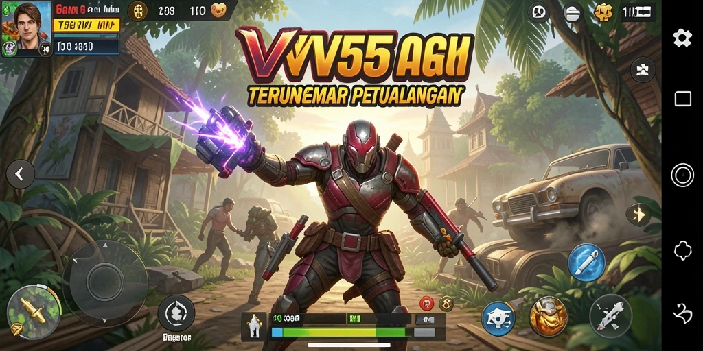 Tampilan seru gameplay VV55 dengan aksi mendebarkan.