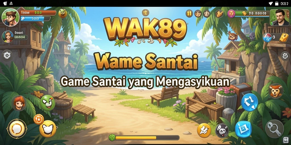 Screenshot WAK89 menampilkan gameplay yang menawan dan penuh warna.