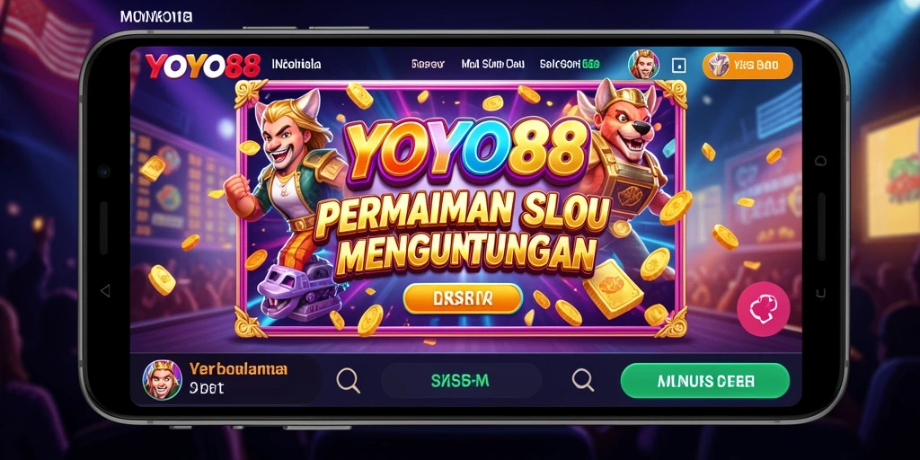 Screenshot dari gameplay Slot YOYO88 yang penuh warna dan mendebarkan.