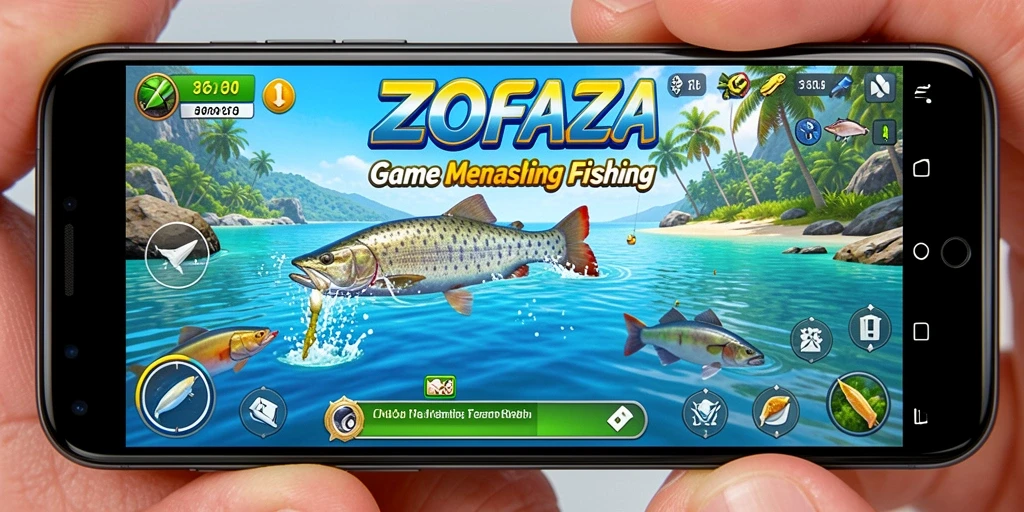 Tangkapan ikan besar di gameplay ZOFAZA yang mendebarkan